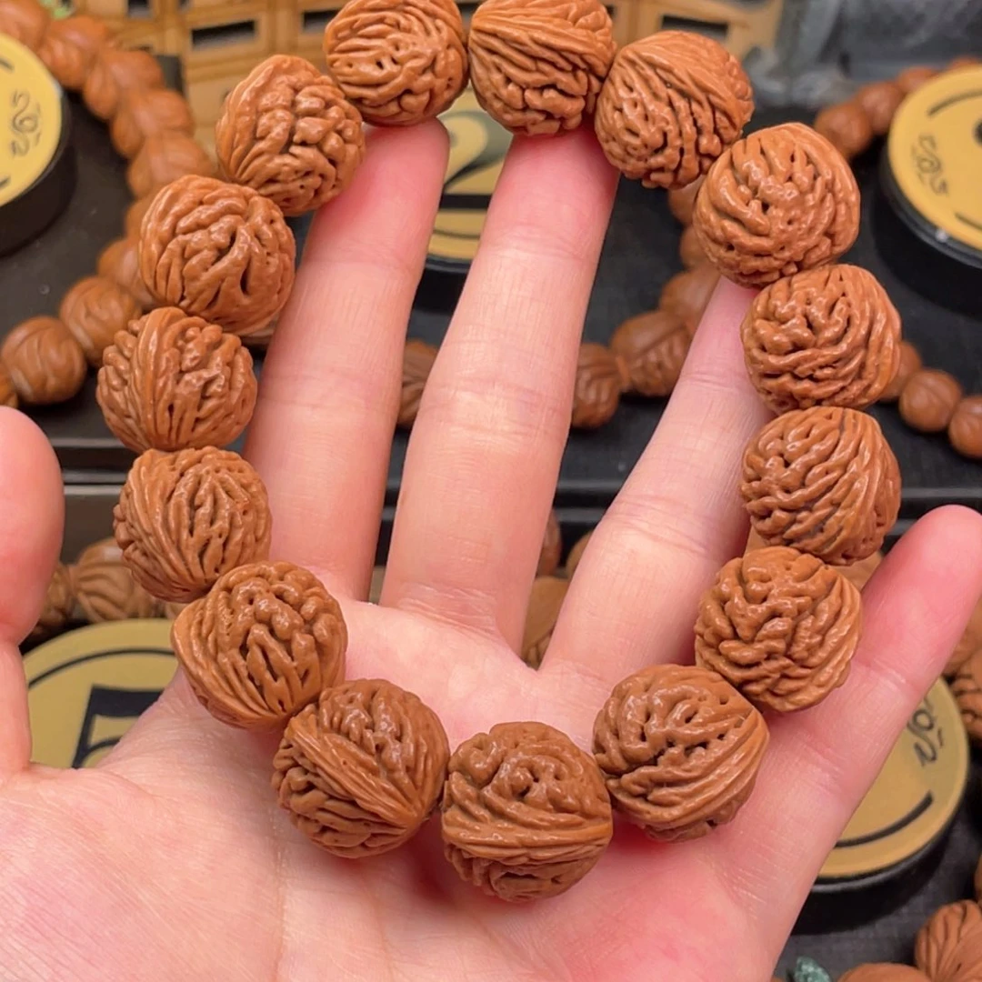 吊坠桃核刺龙纹19