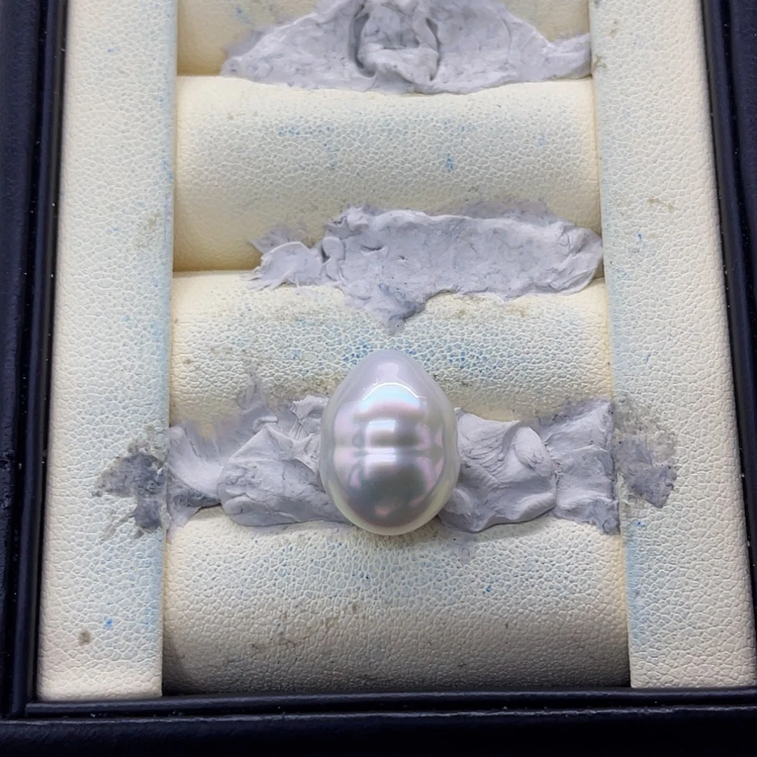 海水珍珠裸珠未镶嵌澳白宝石光裸珠12.2mm