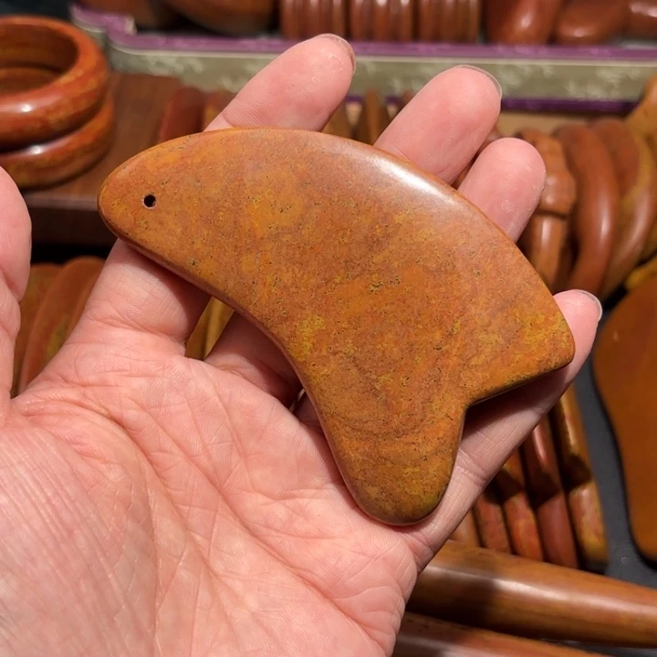 红砭石精品款面部刮痧板