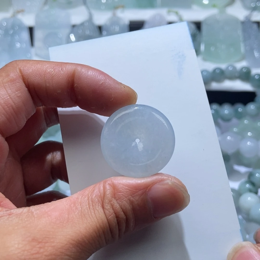 定制翡翠未镶嵌平安扣