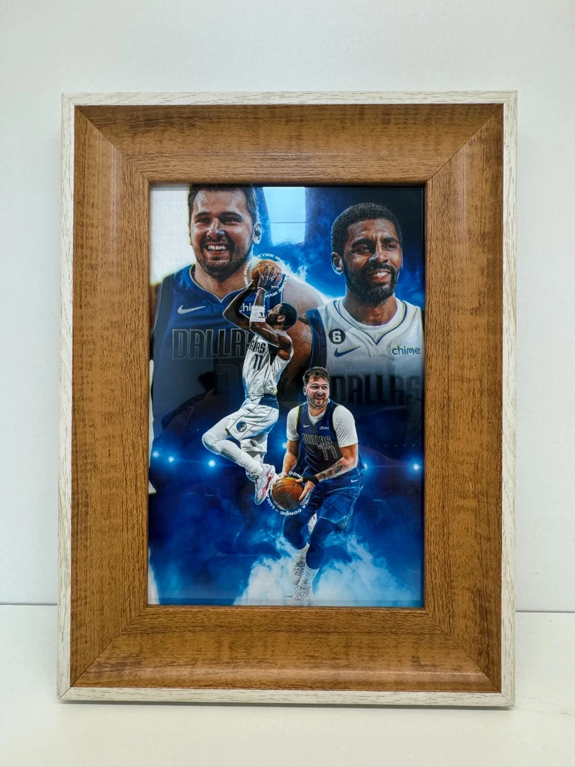 NBA球星新秀2海报相框摆台家居客厅卧室桌面工作室相框摆台画