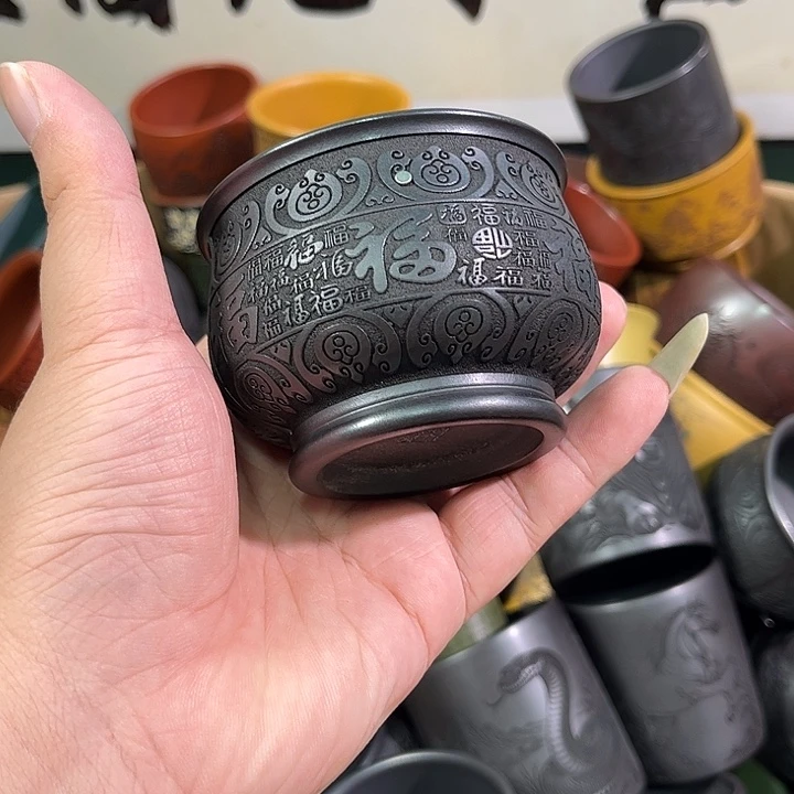 茶杯紫砂全手工紫砂主人杯