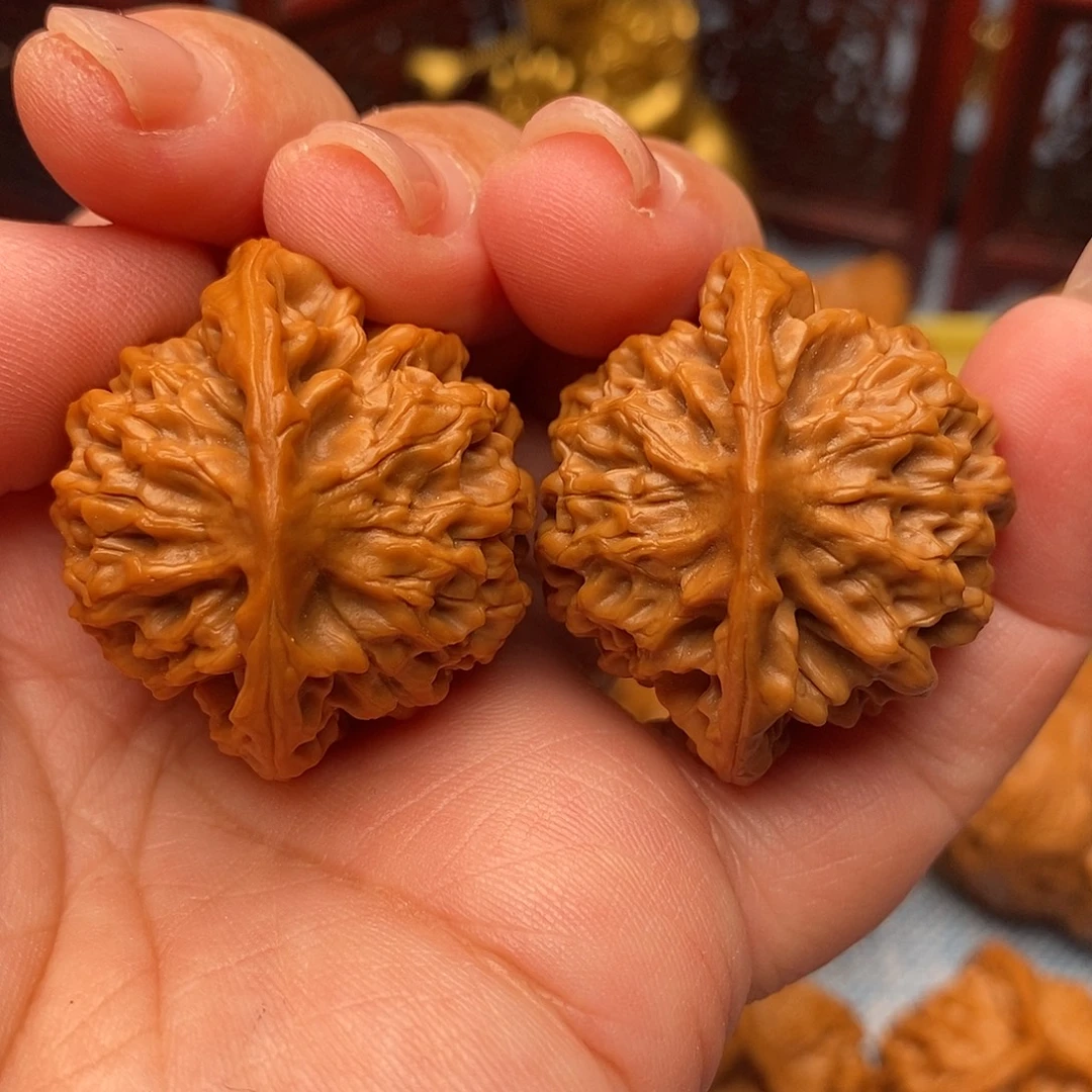 文玩核桃把件35全品绝配野生秦闷