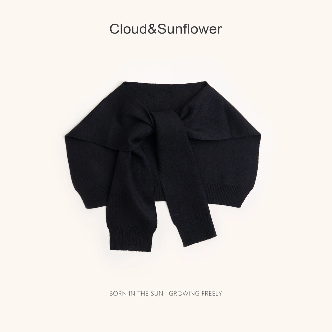 【云朵小葵】亲子冬季新款纯色披肩休闲围脖