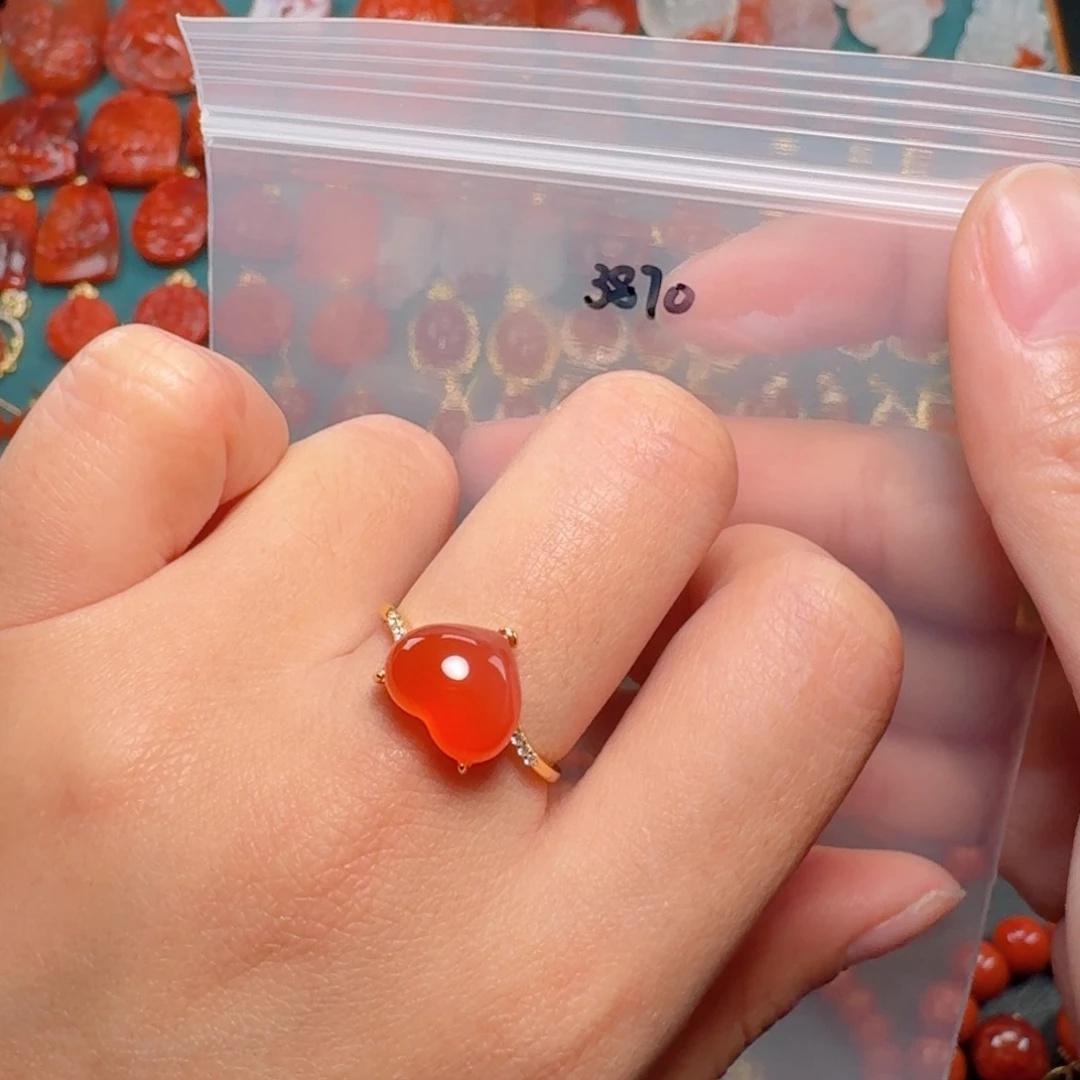 南红玛瑙南红银S925镶嵌