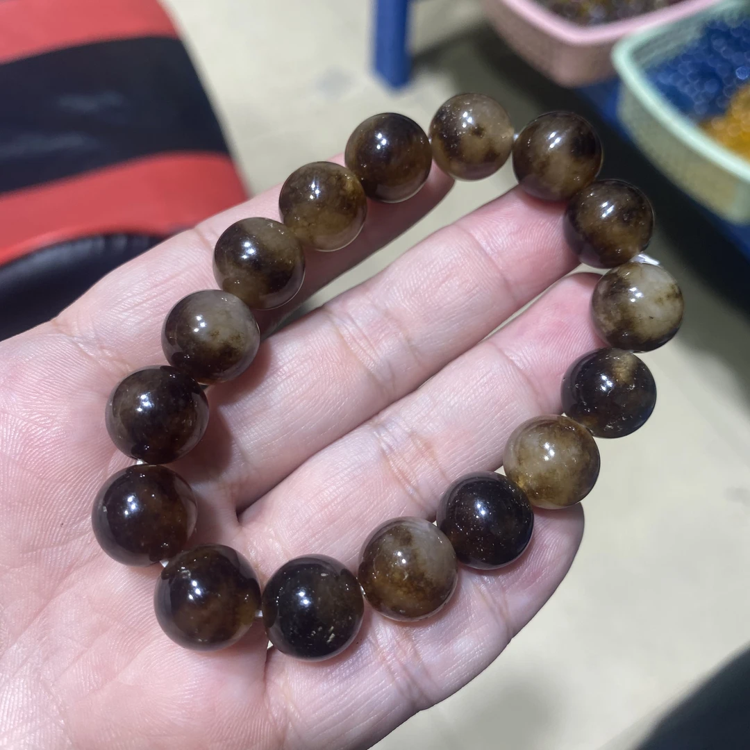 700 卡13 老矿飘墨手串