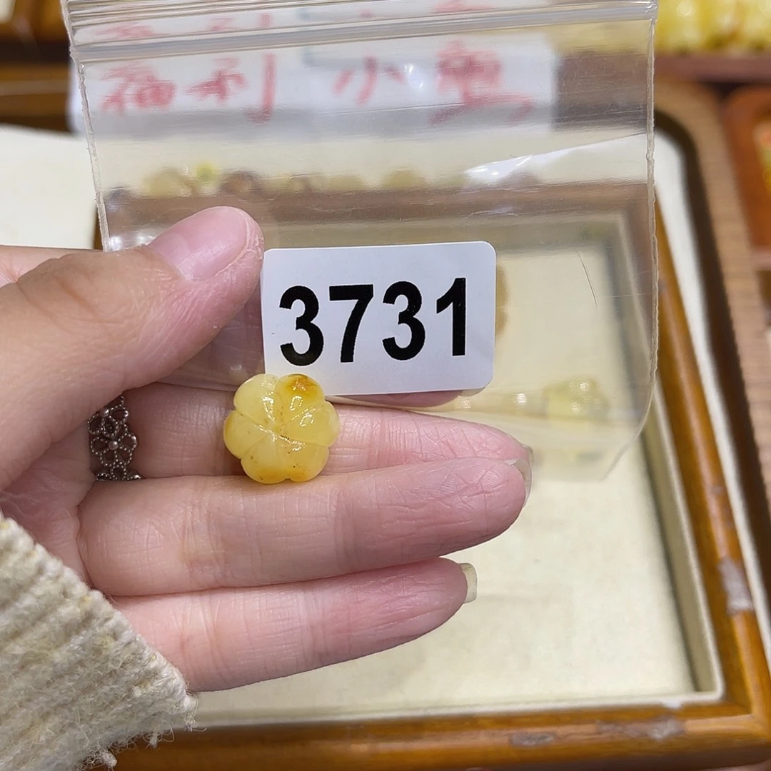 琥珀未镶嵌颈饰蜜蜡