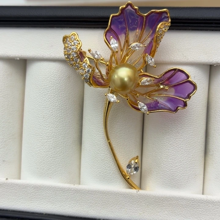 胸针海水珍珠未镶嵌