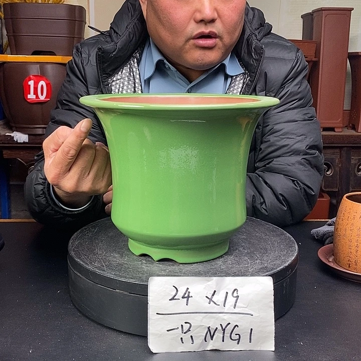 紫砂花盆货号一只