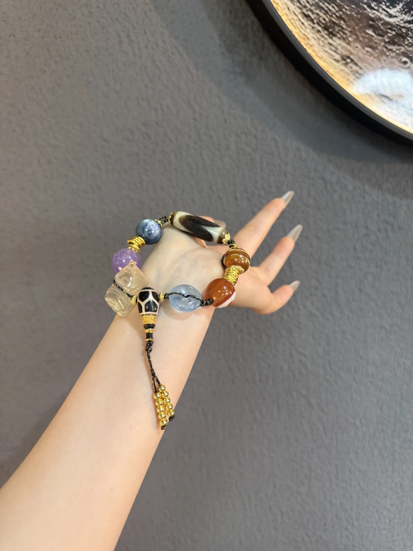 【莹莹专属】天然虎牙多宝手绳M5044