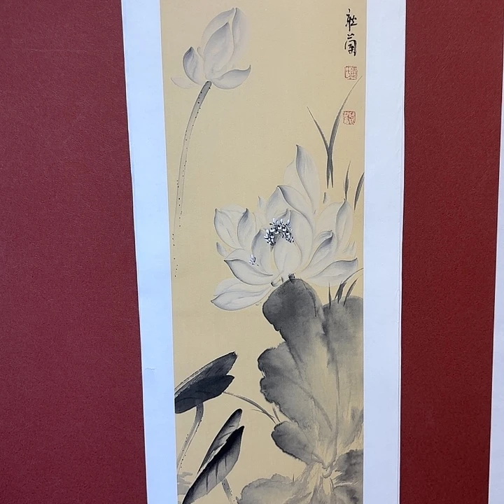 国画听兰老师花鸟