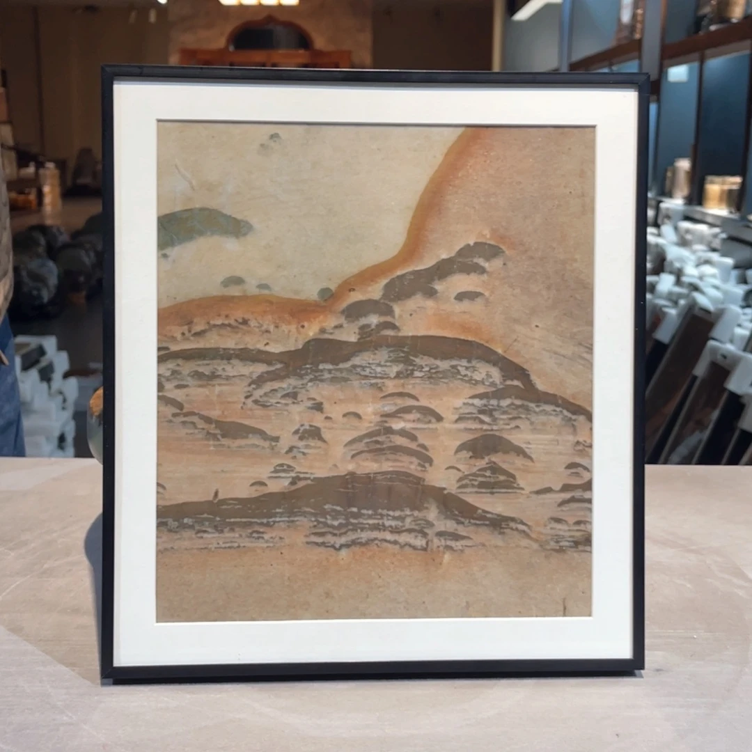 彩石三峡清江画面石