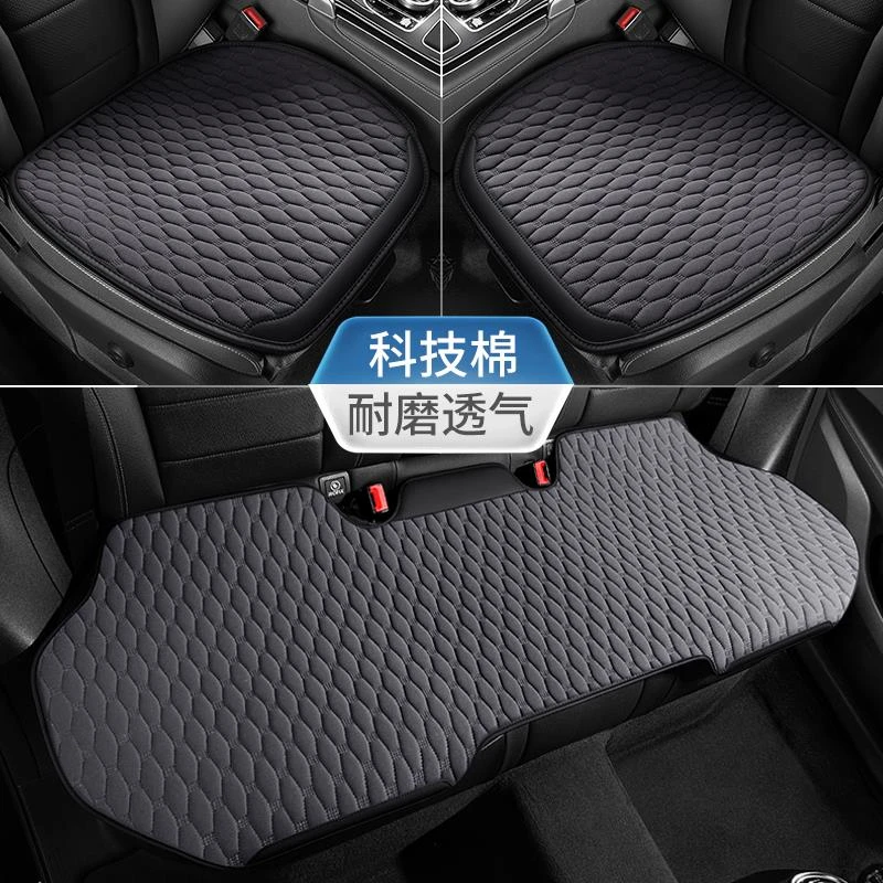 汽车坐垫四季通用四季福特透气高档可爱领睿男高级主驾驶棉麻锐界