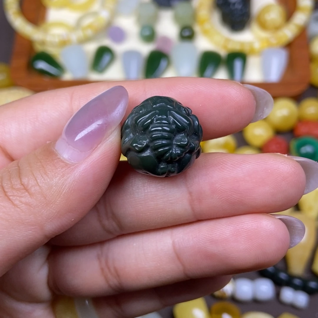 玛瑙/玉髓戒指合金卡18