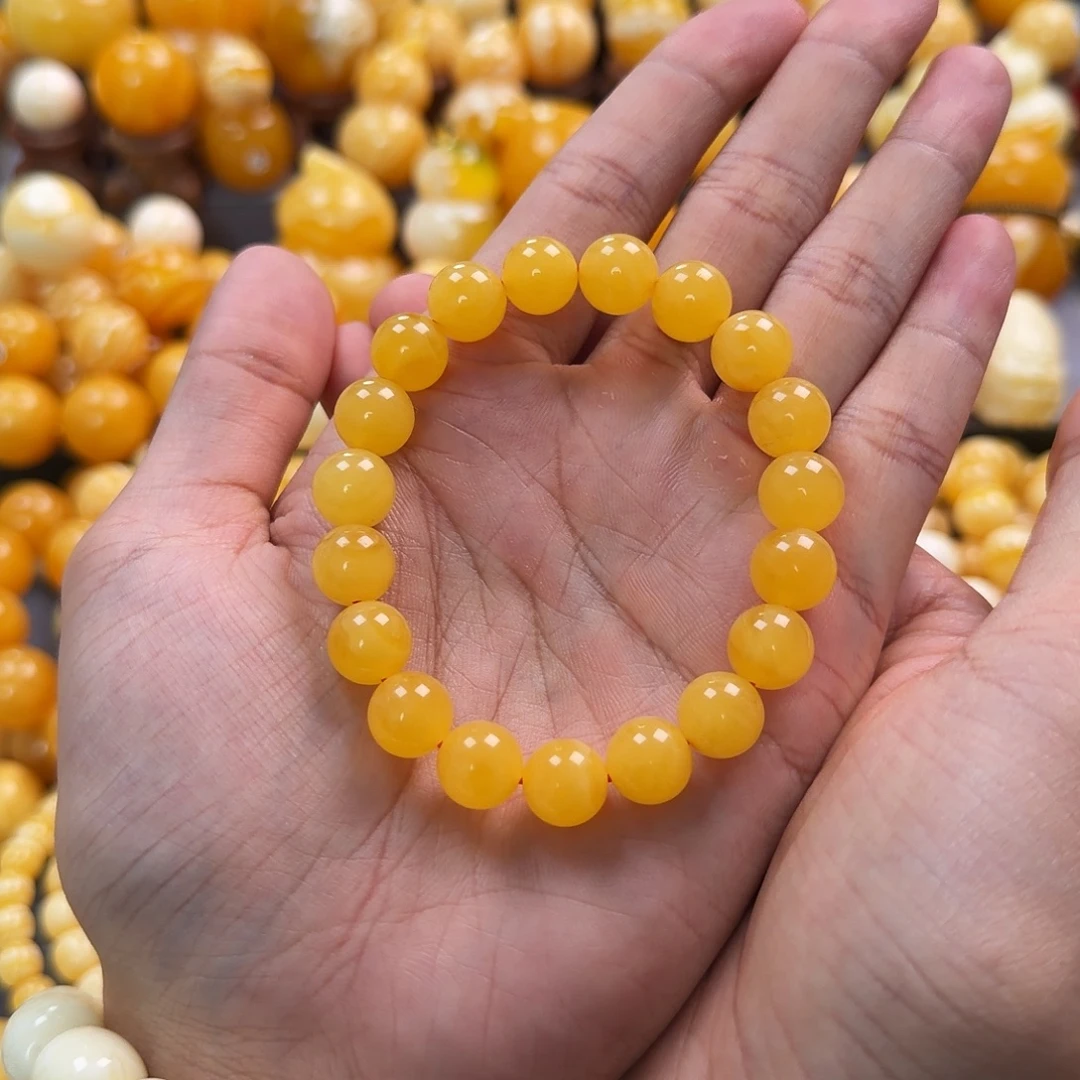 琥珀未镶嵌珠宝奇石10mm