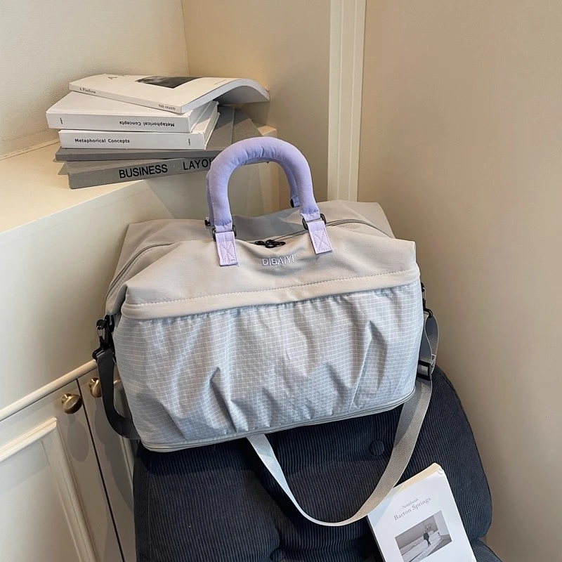 德国大容量短途出差手提行李包时尚旅游旅行包轻便收纳运动健身包