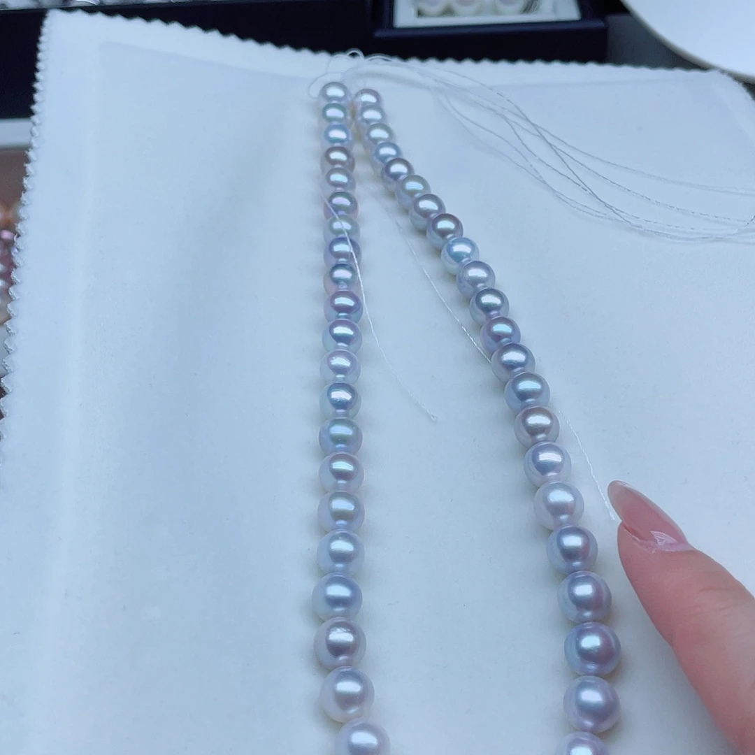 颈饰银S925镶嵌淡水珍珠
