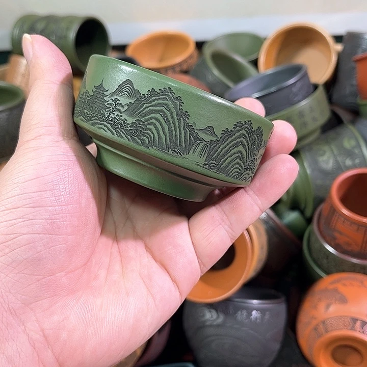 茶杯紫砂全手工紫砂主人杯