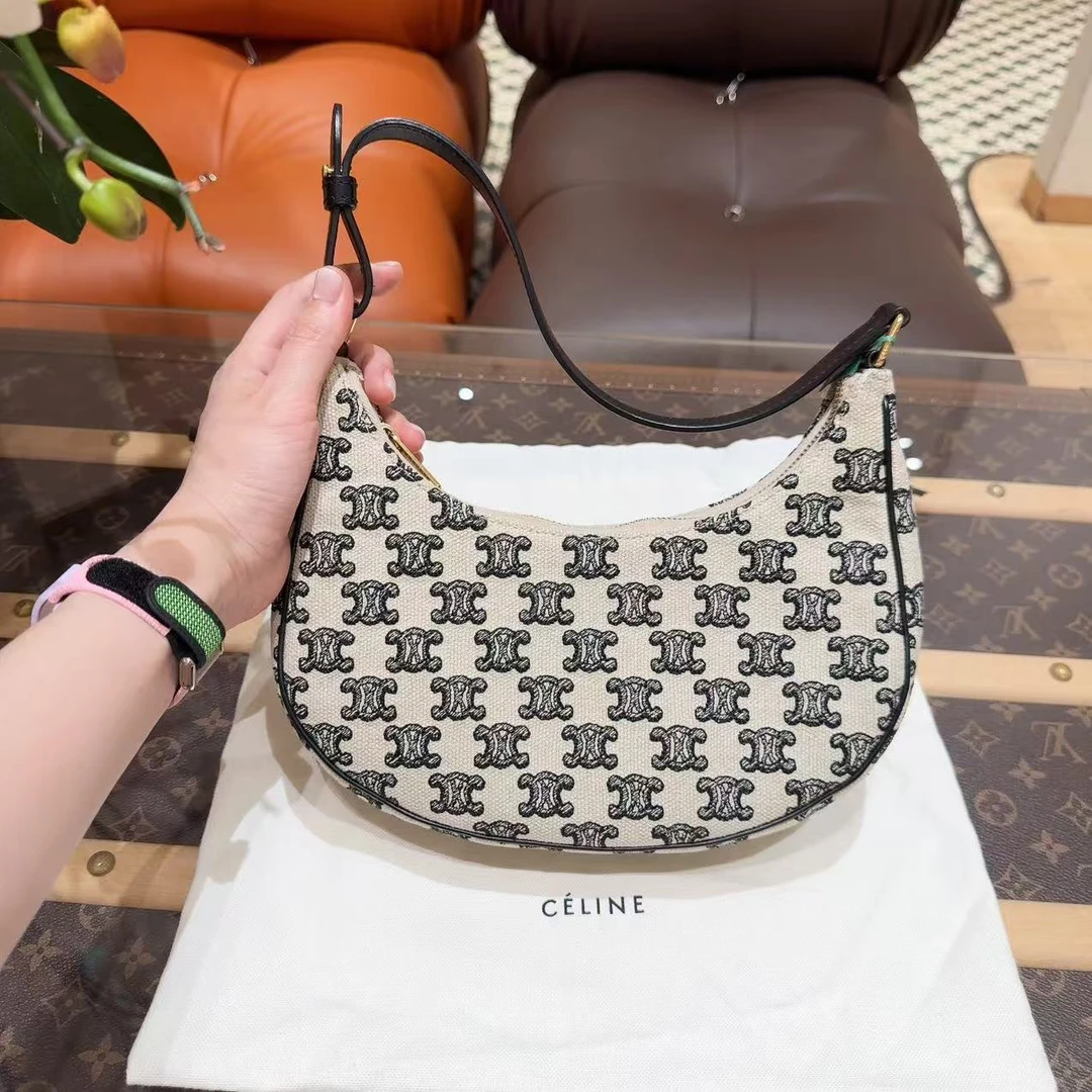95新 Celine/思琳 瑟琳/99新 Celine/思琳 AVA系列 凯旋门黑白刺