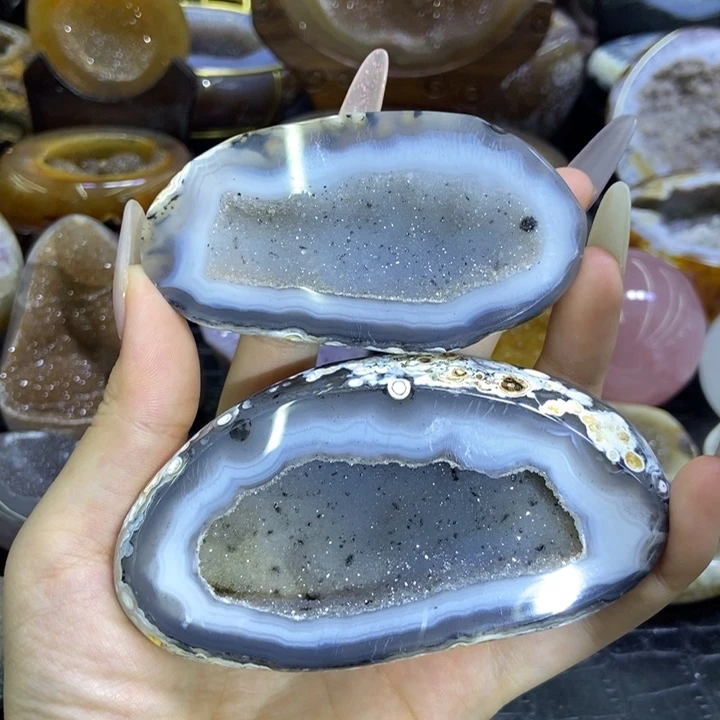 水晶珠宝半成品未镶嵌聚宝盆