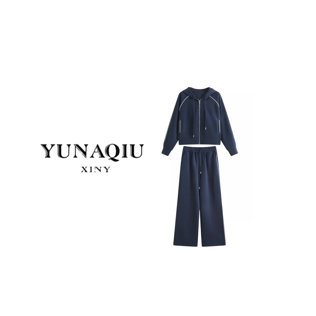 YUINAQIU-春秋休闲时尚套装简约通勤女装-9671