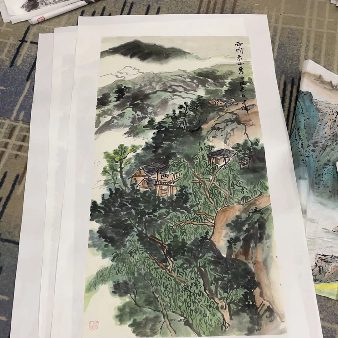 国画张****8三尺作品王老师11111