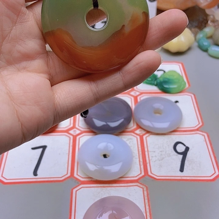 【闪购商品】未镶嵌玛瑙/玉髓珠宝半成品悠**b