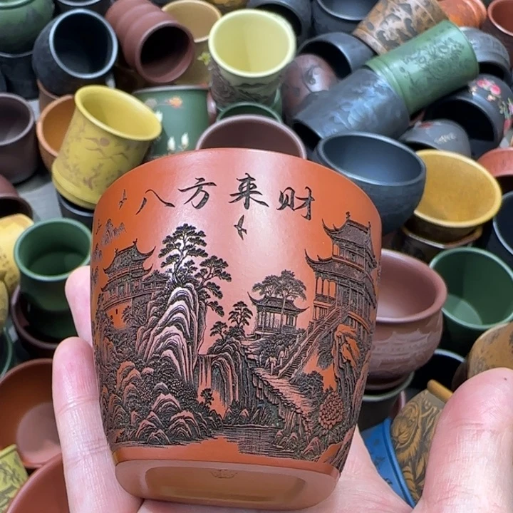 茶杯紫砂全手工紫砂