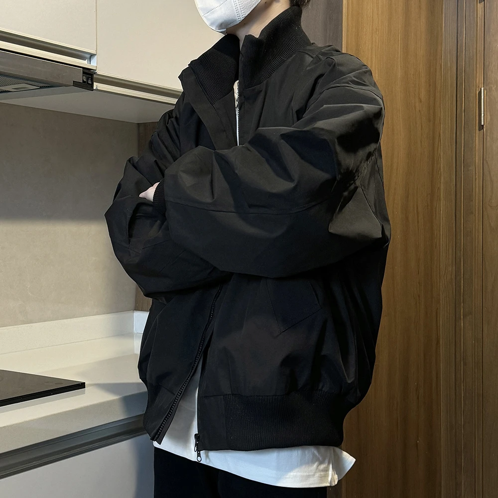 JUJUPS2025痞帅棒球服男女春季外套男生春秋百搭宽松工装飞行夹克