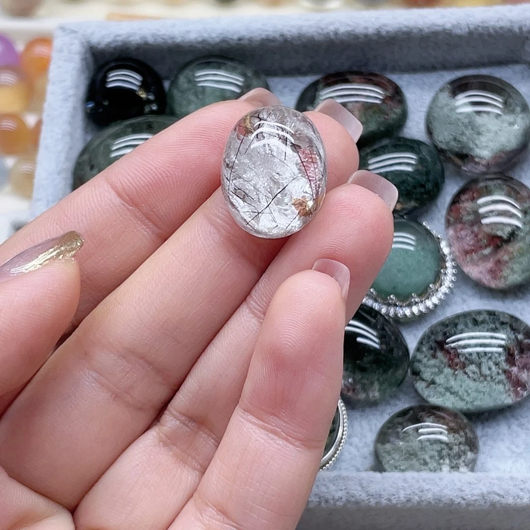 水晶幽灵穿发蛋面未镶嵌岂****✨