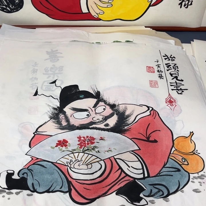 国画禅意画纯手绘作品