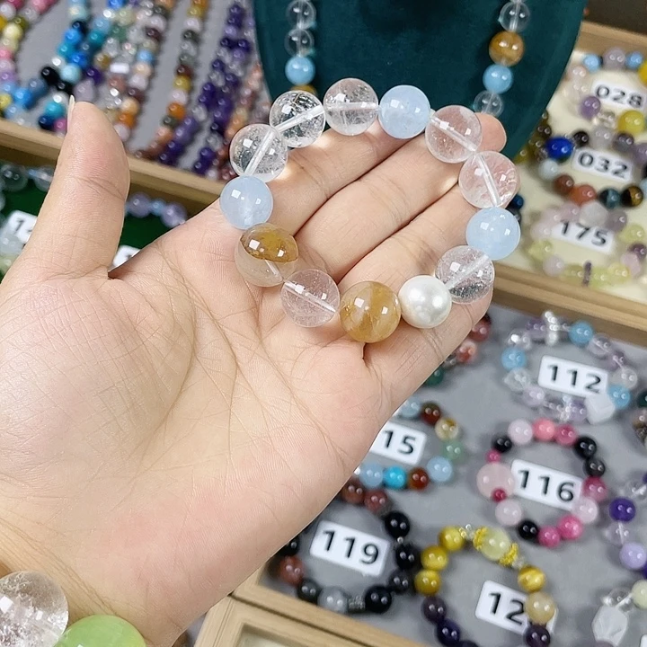 银S925镶嵌手链水晶