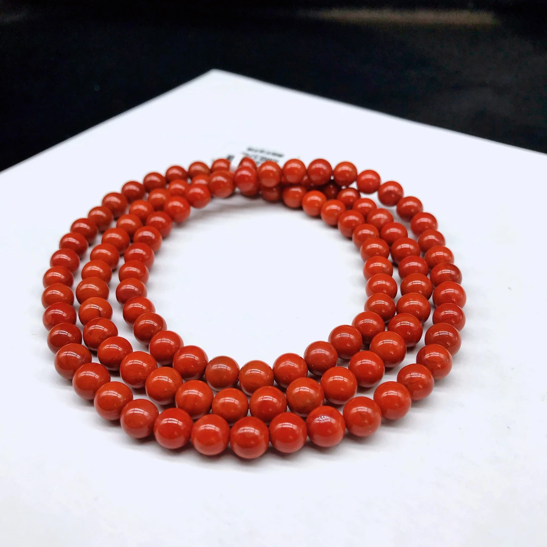 【小雪】南红瓦西精美百搭多圈7mm（一条）