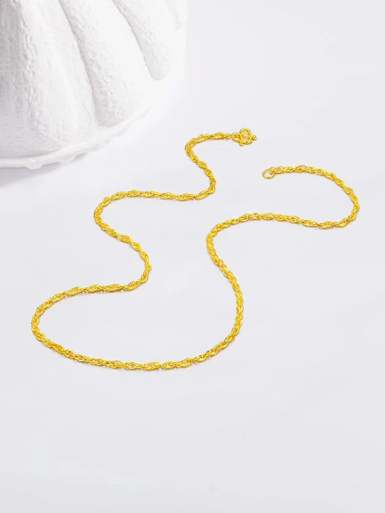 【直播专属】足金999精美绞丝链（一证+一物）