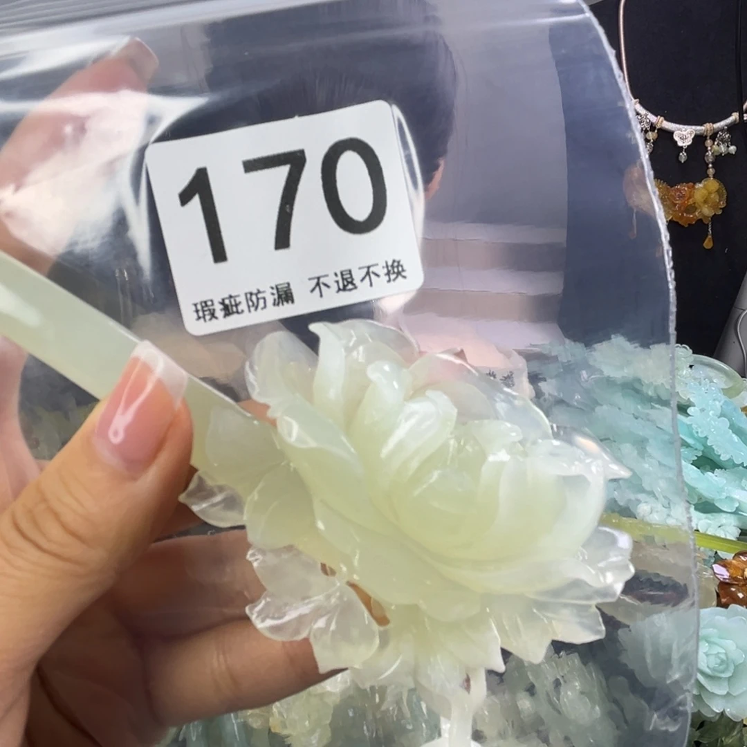 未镶嵌岫玉发饰❤️****