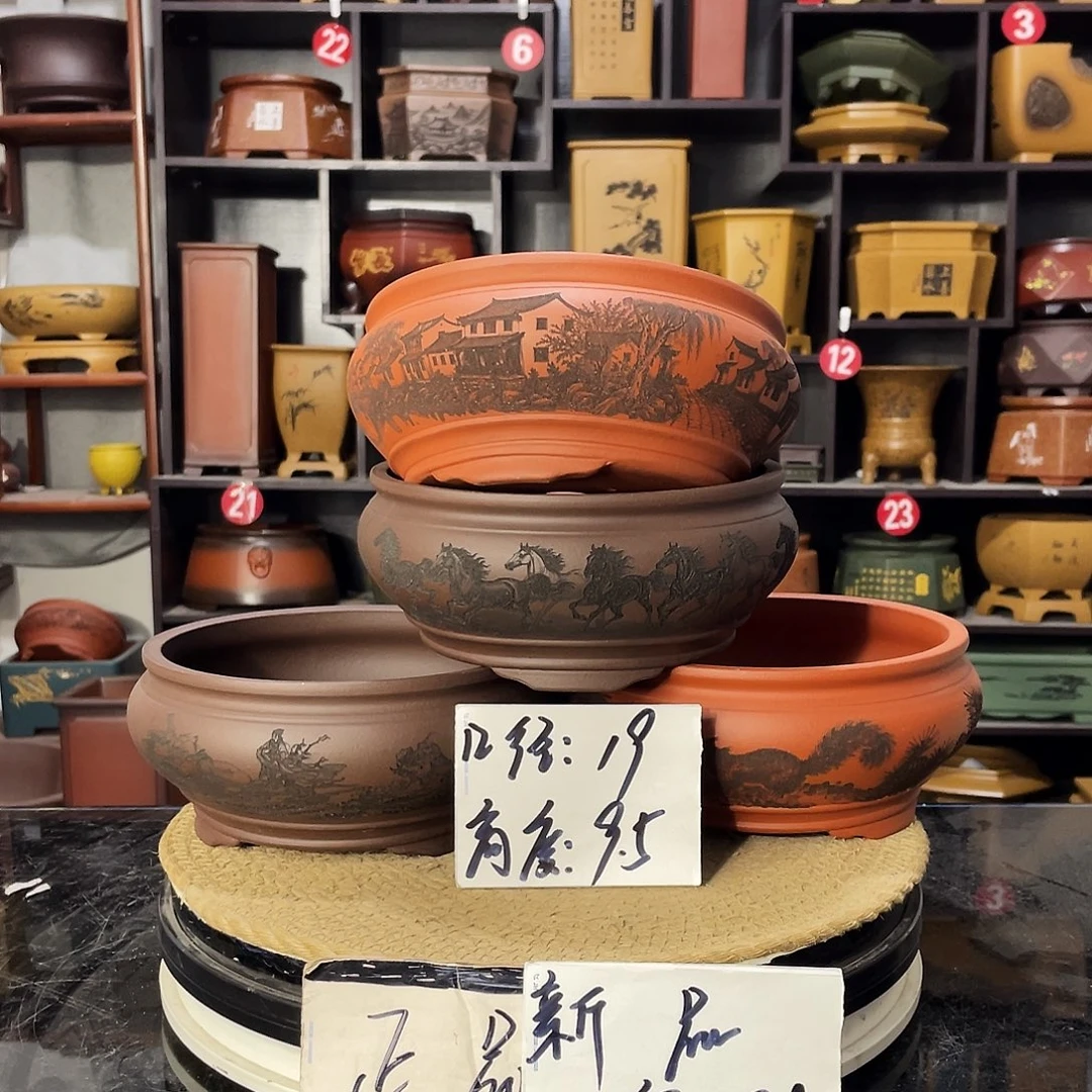 D-盆尚好紫砂花盆