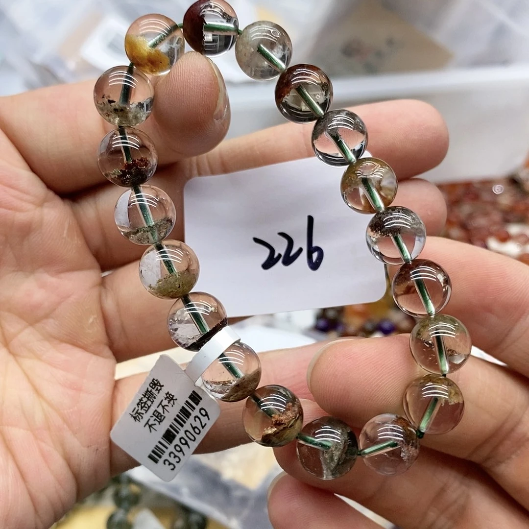 水晶手串未镶嵌天然