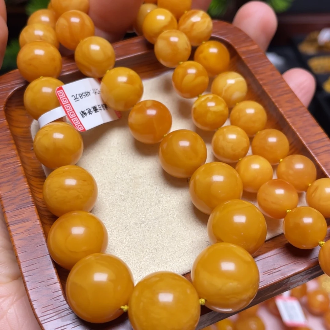 蜜蜡颈饰未镶嵌项链