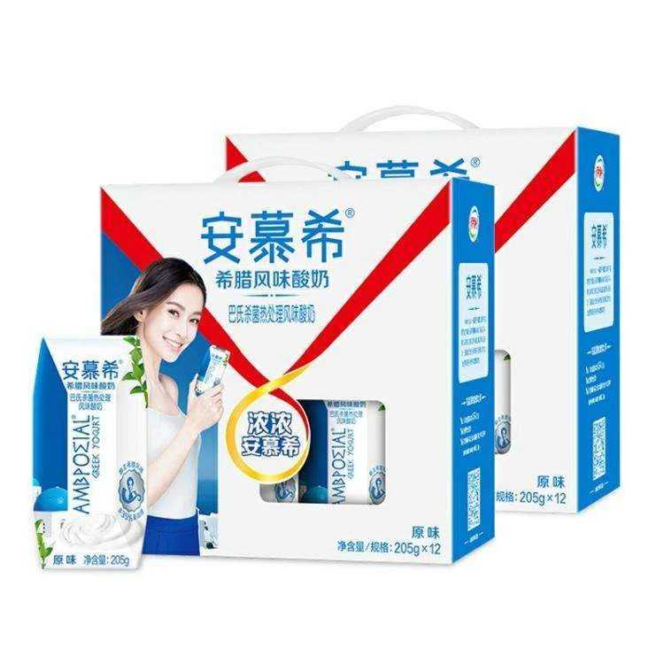 伊利安慕希酸奶原味205g*12/箱