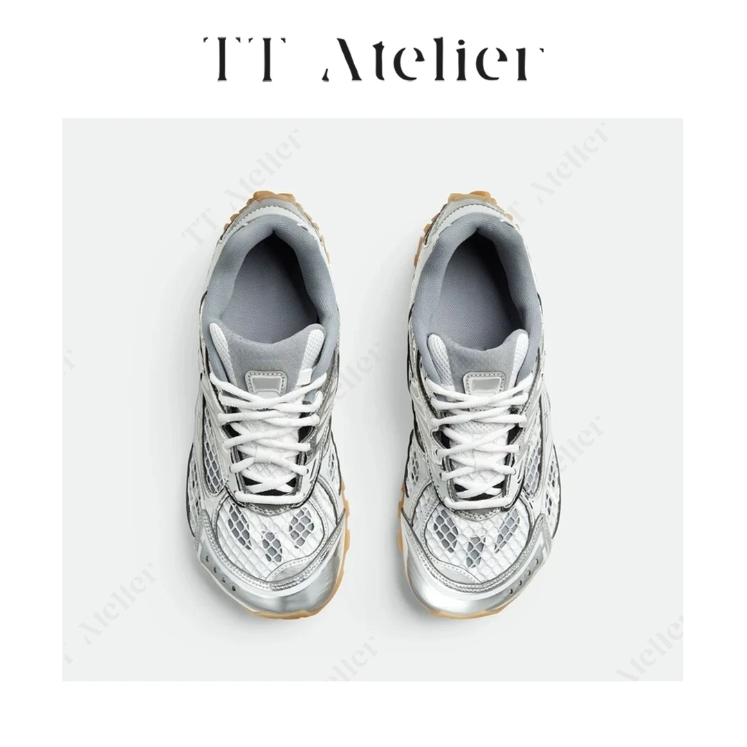 TT设计师【活力】经典银色时尚百搭厚底老爹鞋运动鞋TT190595