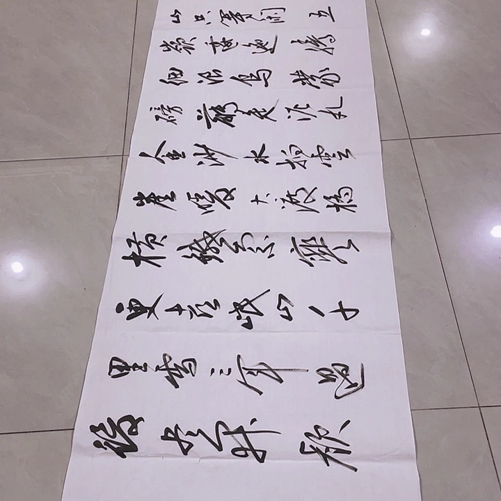 书法尤老师书法作品长征