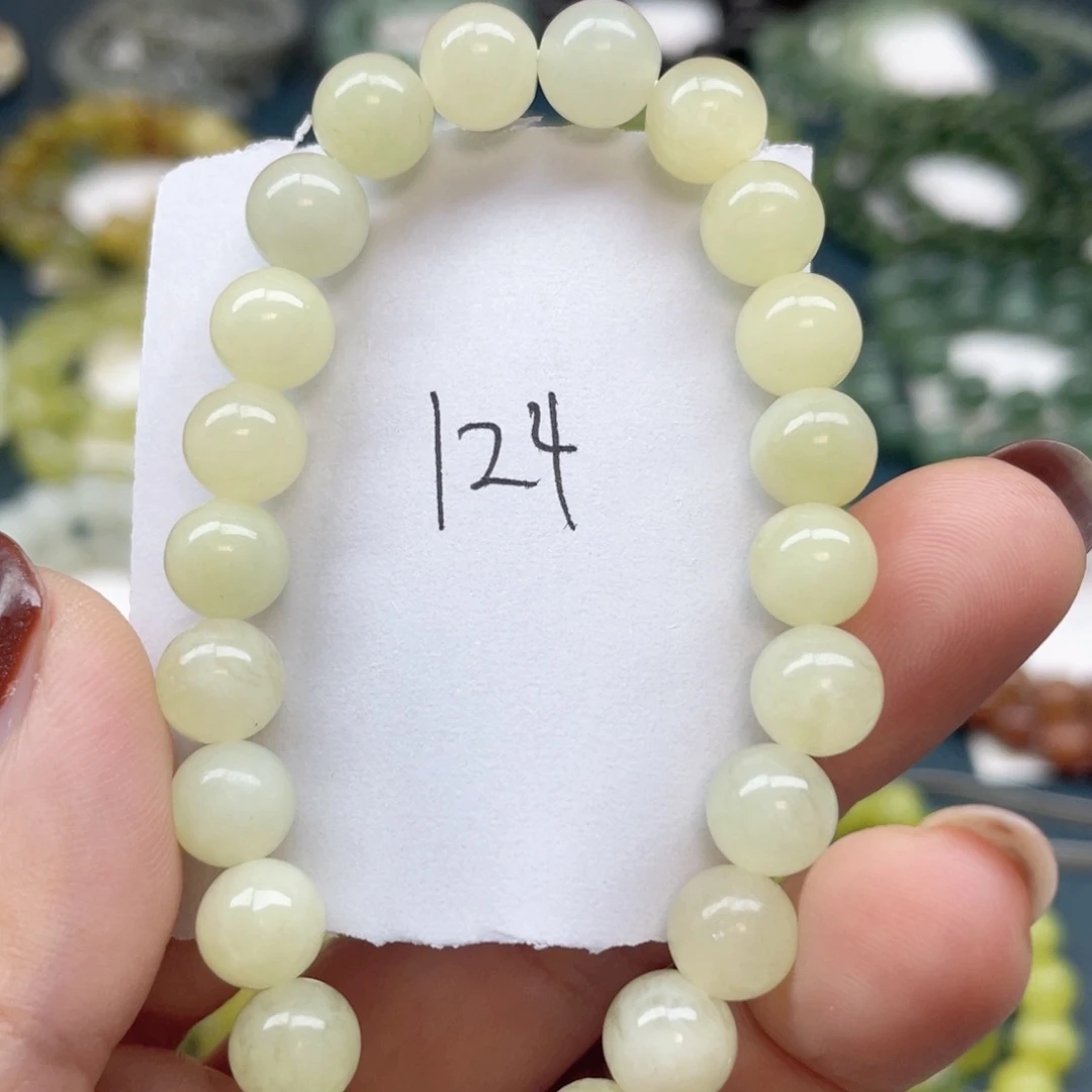 未镶嵌蛇纹石玉手链