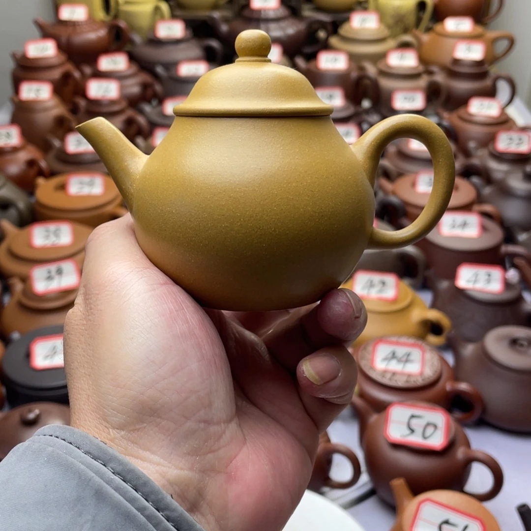 紫砂茶壶宜兴紫砂半手工