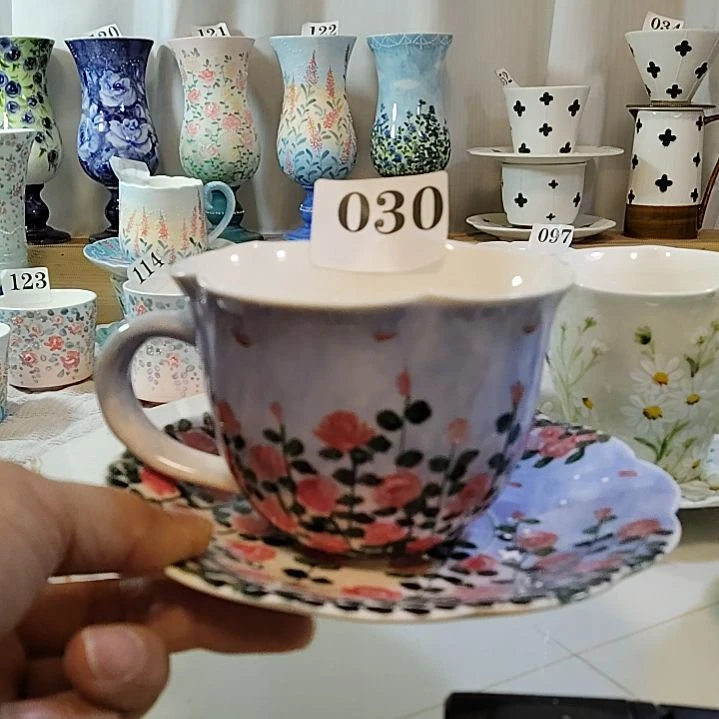杯子瓷景德镇陶瓷釉下彩咖啡杯