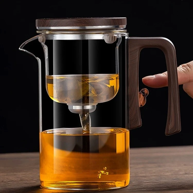 小蛮腰高档磁吸高硼硅泡茶飘逸杯加厚便携带盖耐热创意简约大容量