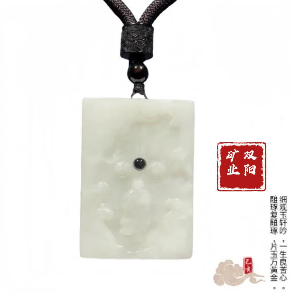 【官方认证质检保真】天然和田玉 精美玉石摆件