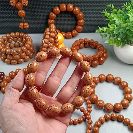 手串桃核铁籽密纹鸽子蛋14