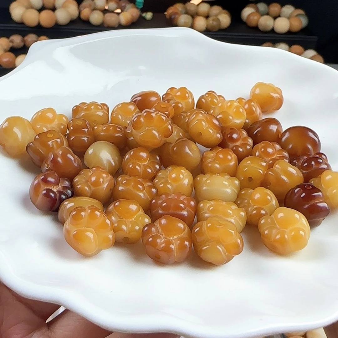 菩提根/象牙果手串卡13焦糖布丁爱心猫抓20卡牌➕2颗