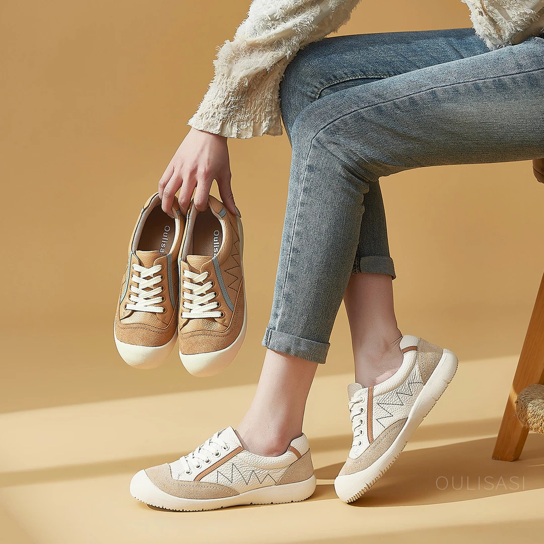 529女鞋平底复古网面低帮时尚休闲鞋软底厚底时尚休闲鞋