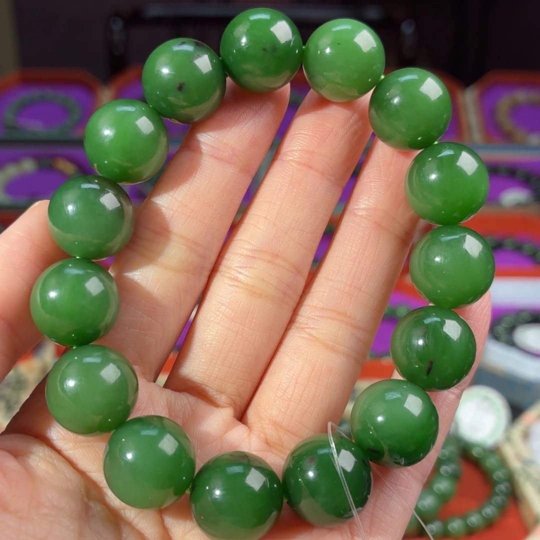 和田玉（碧玉）未镶嵌手串